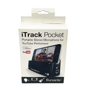 Itrack Pocket Phone Portable Stereo Microphone YouTube Recording‎ NEW